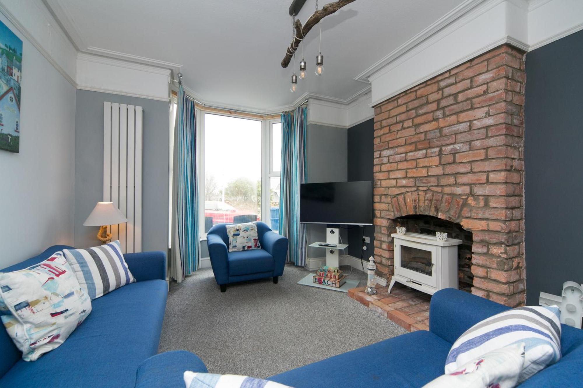 6 Afallon, Beachside Holiday House Criccieth Esterno foto