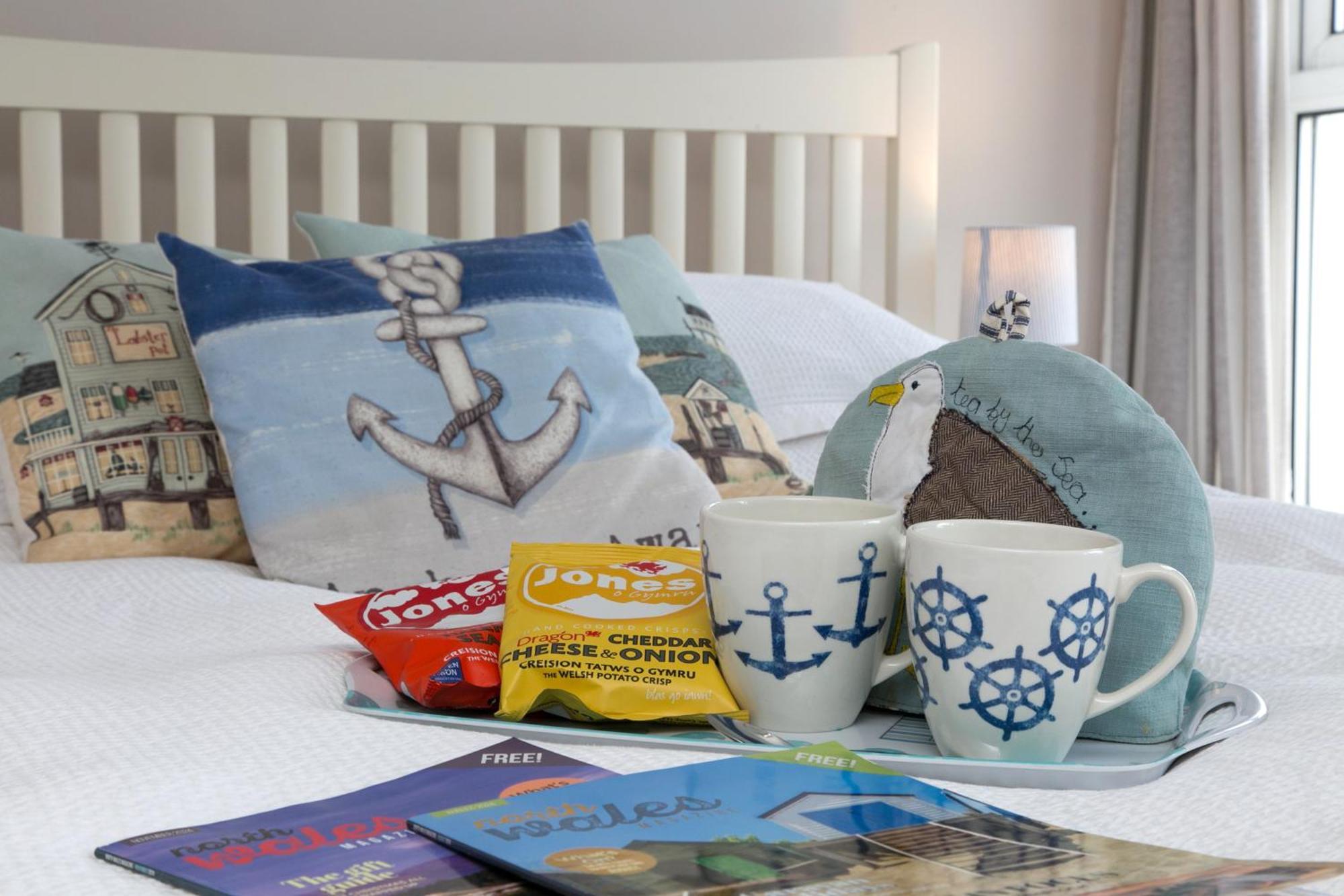 6 Afallon, Beachside Holiday House Criccieth Esterno foto