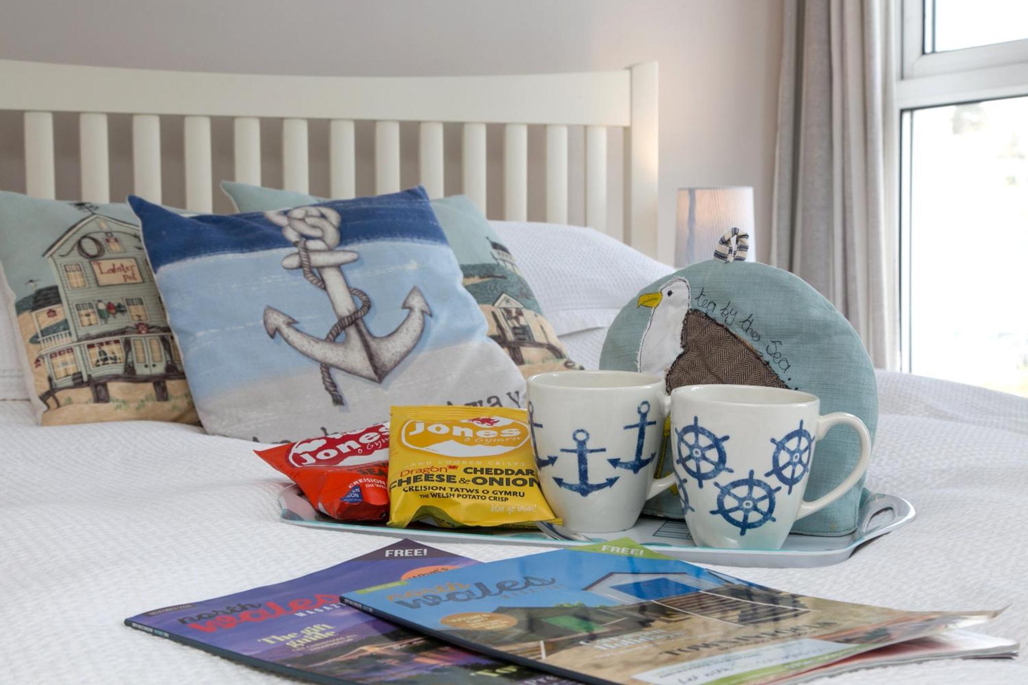 6 Afallon, Beachside Holiday House Criccieth Esterno foto